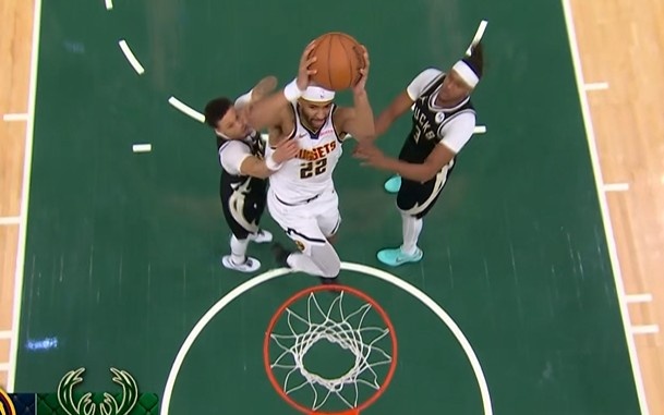 开云-势如破竹！纳吉反击切入接球双手暴扣打停雄鹿